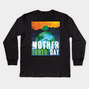 Mother earth Kids Long Sleeve T-Shirt